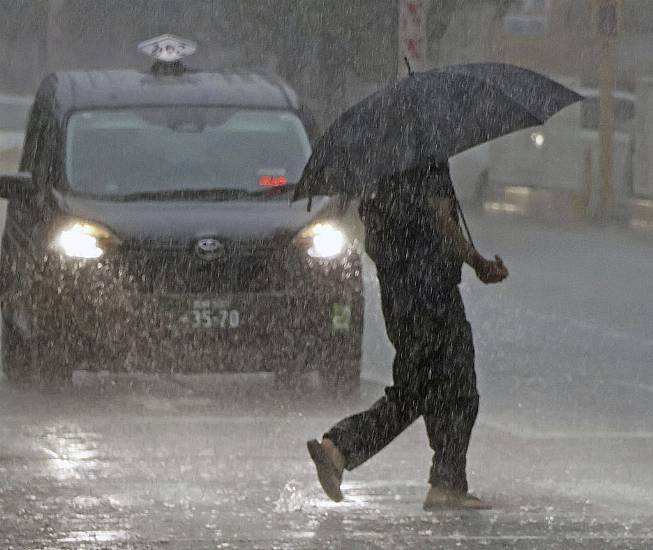 Japan Prepares For Powerful Typhoon Shanshan