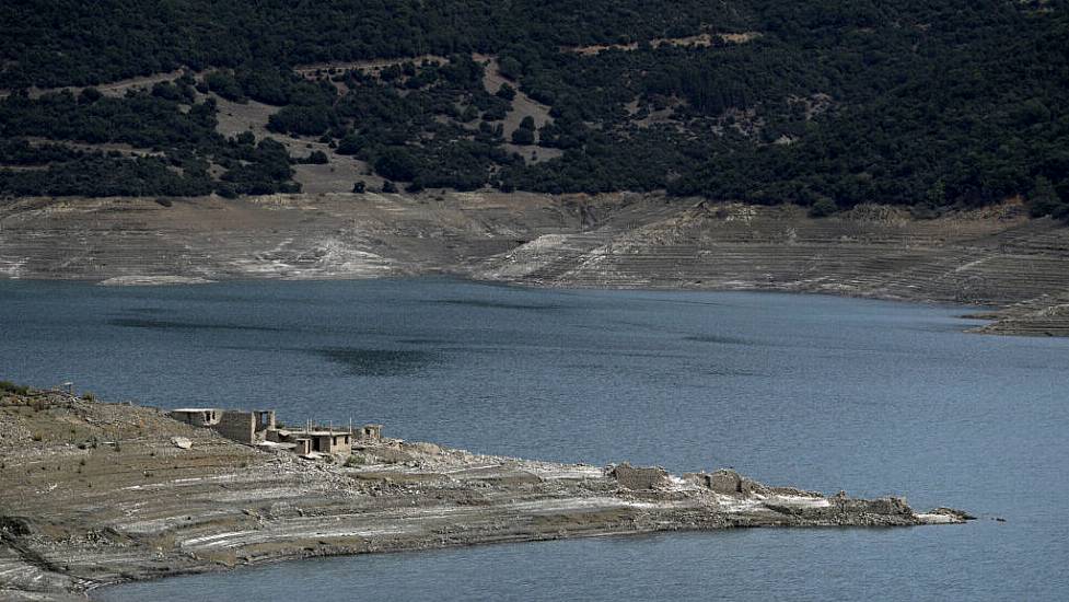 Ruins Of A Long-Sunken Greek Village Emerge As Drought Saps Vital Reservoir