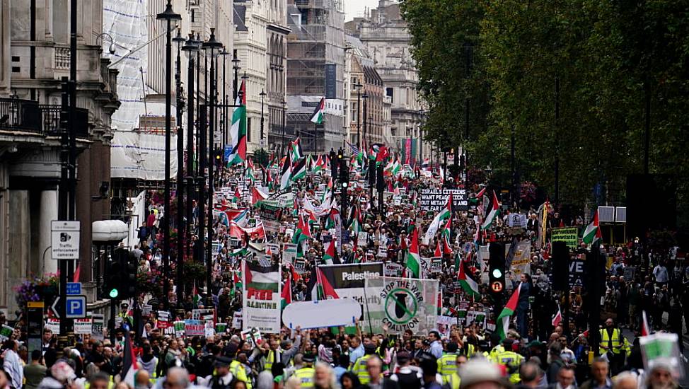 Six Arrests At Latest Pro-Palestinian Protest In London