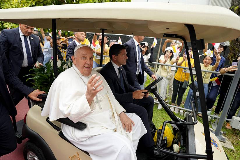 Pope Lands In Singapore Following Visit To East Timor