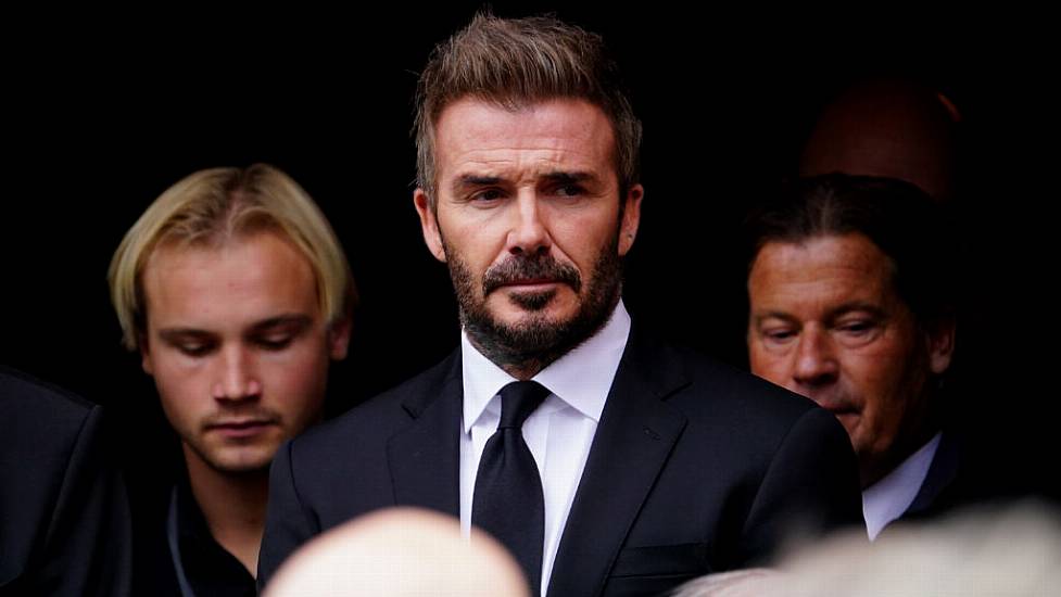 David Beckham Among Mourners At Sven-Goran Eriksson’s Funeral In Sweden