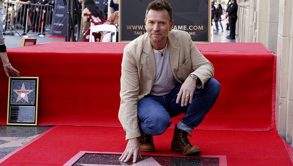 Actor Ewan Mcgregor ‘Very Touched’ As He Gets Hollywood Walk Of Fame Star