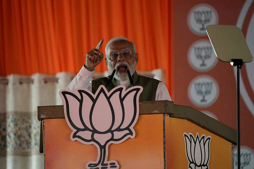 Modi Visits Indian-Controlled Kashmir On Election Campaign Amid Massive Security