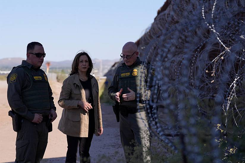 Harris Visits Mexican Border As She Offers Tougher Stance On Migration