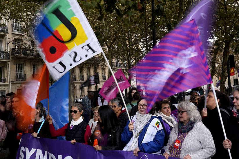 Hundreds Take Part In Paris March Backing Right To Abortion