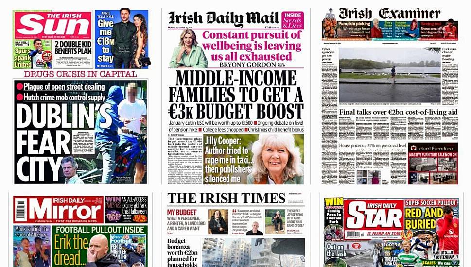 What The Papers Say: Monday's Front Pages