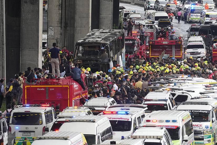 Thai Police Arrest Driver Of School Bus Fire That Killed 23