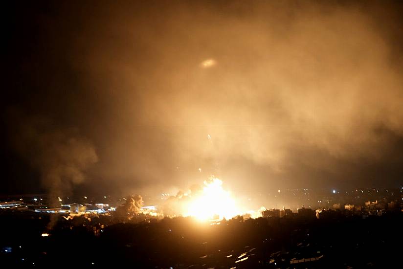 Israeli Air Strikes Rock Suburbs Of Beirut And Cut Off Key Crossing Into Syria