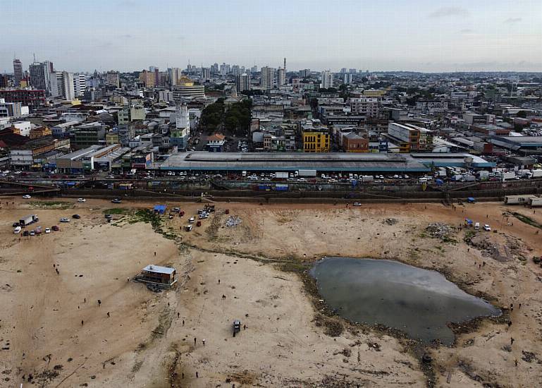 Major Tributary Of The Amazon At Lowest Level Ever Following Drought