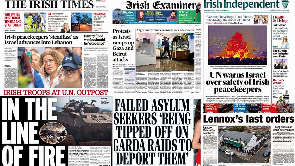 What The Papers Say: Monday's Front Pages