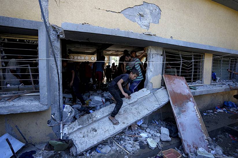 Israeli Strike On A School-Turned-Shelter In Gaza Kills At Least 27 People