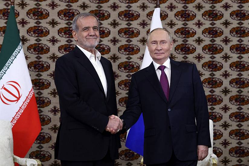 Russian And Iranian Presidents Meet As Concerns Grow Over Middle East Attacks