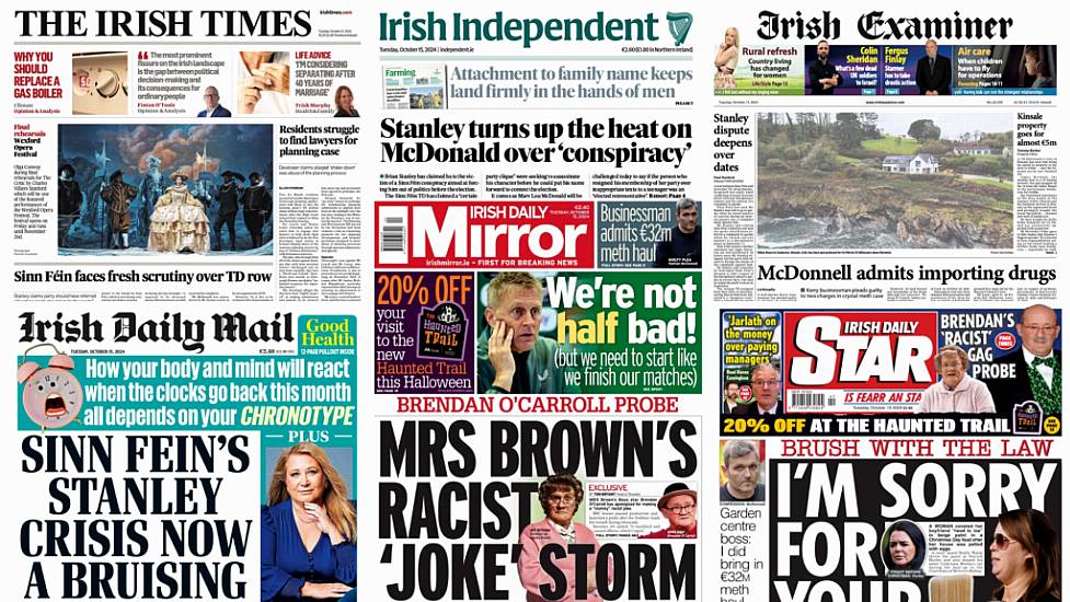 What The Papers Say: Tuesday's Front Pages