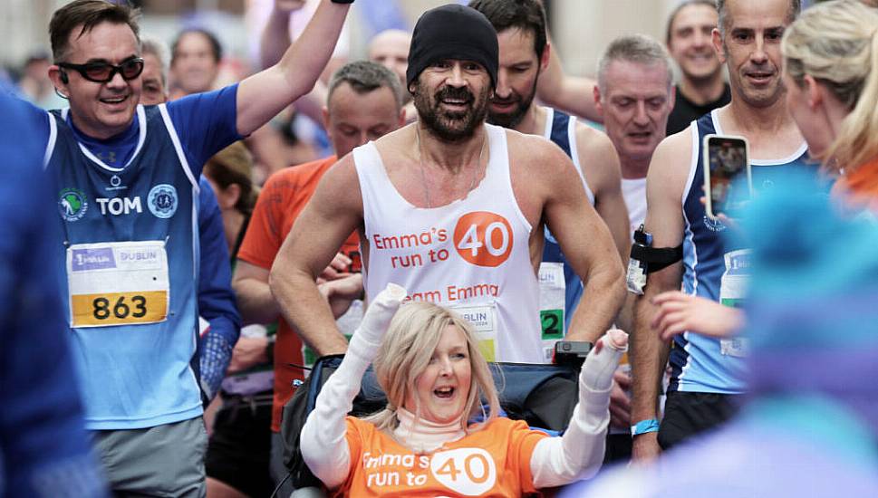 Colin Farrell Hails Friend’s Courage After Running The Dublin Marathon