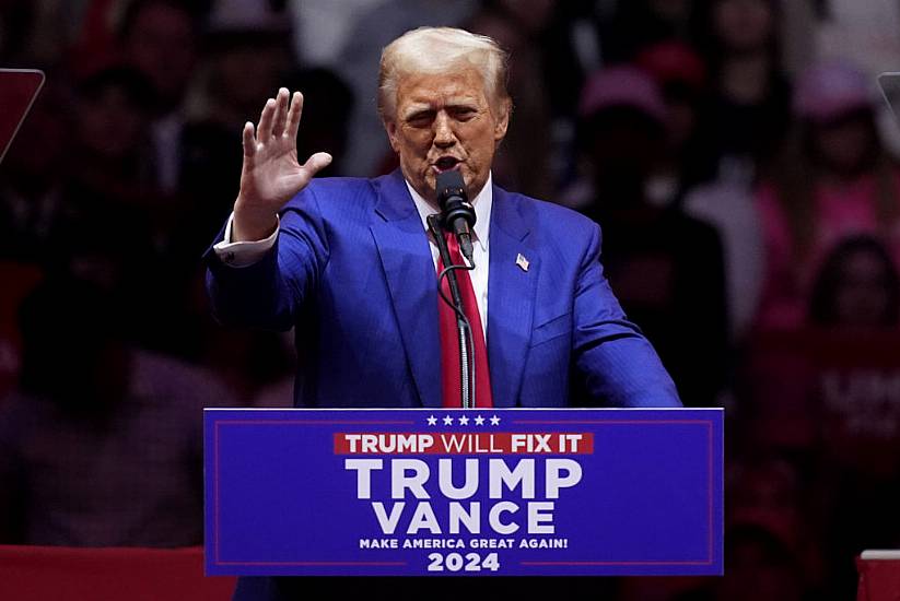 Donald Trump Hosts Homecoming Rally At Madison Square Garden