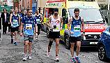 Gardaí Switch To Blue Running Vests To Flank Colin Farrell In The Dublin Marathon