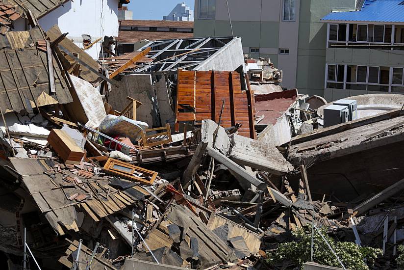 Hotel Collapse In Argentina Leaves One Person Dead And Several Trapped