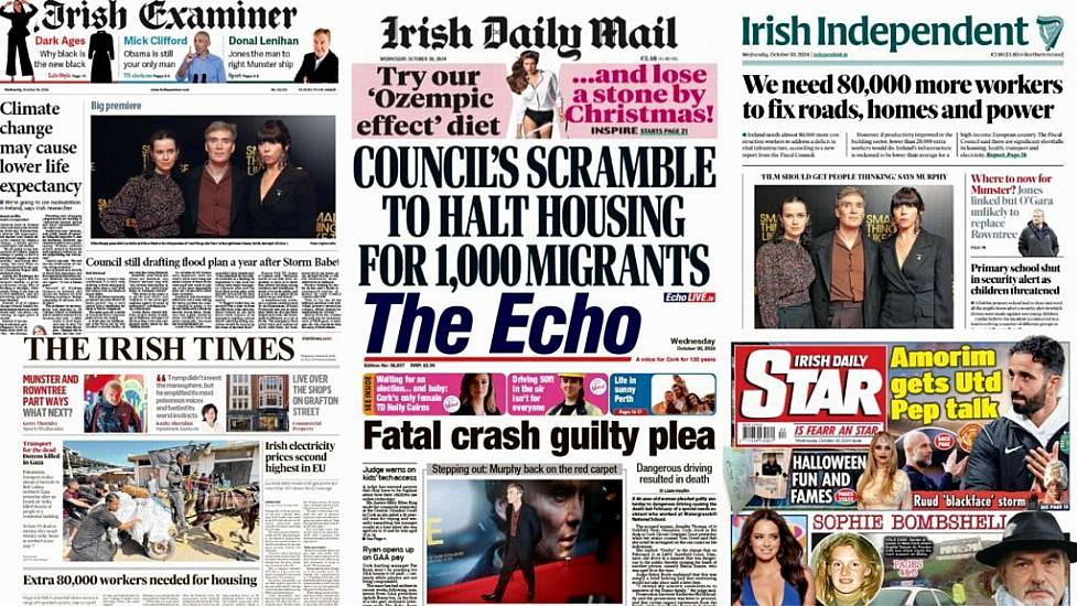 What The Papers Say: Wednesday's Front Pages