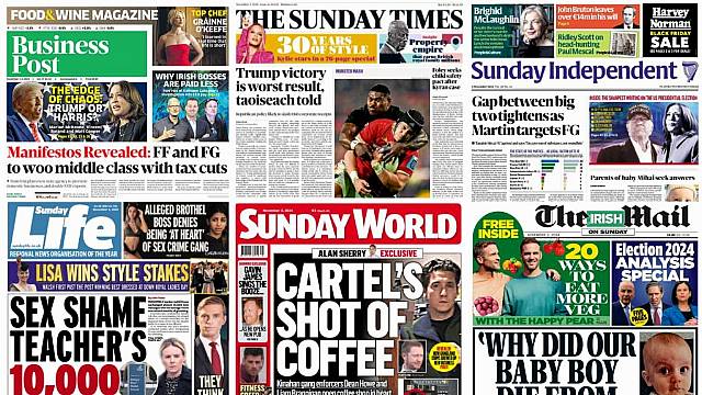 What The Papers Say: Sunday's Front Pages