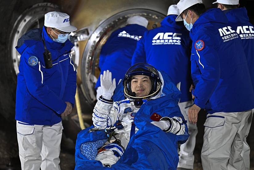 Chinese Crew Returns To Earth After Six Months In Space