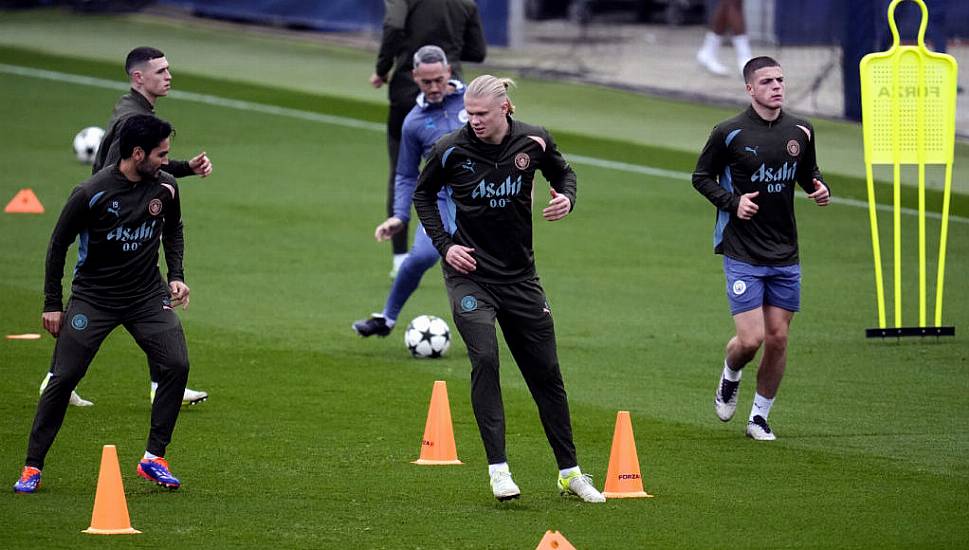 He’s Fine – Man City Boss Pep Guardiola Dismisses Erling Haaland’s Injury Scare