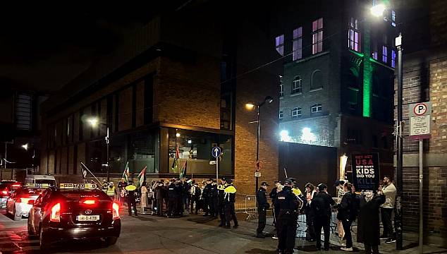 Pro-Palestine Protest For Us Election Event At Guinness Storehouse