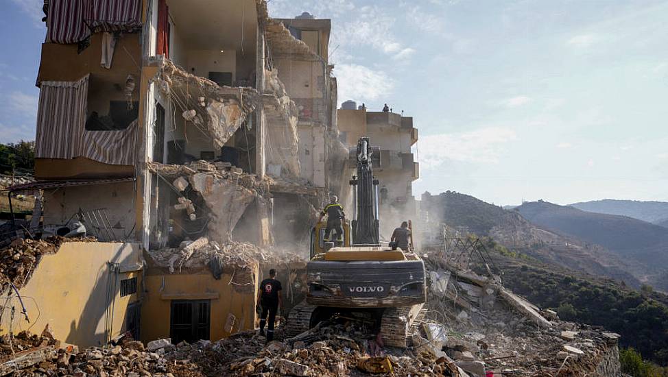 Rescuers Pull 30 Bodies From Building In Lebanon Hit By Israeli Strike