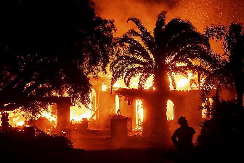 Thousands Ordered To Evacuate As Wildfire Burns Homes In California