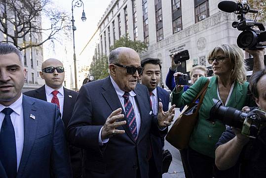 Combative Giuliani Appears In Court After Missing Deadline To Surrender Assets