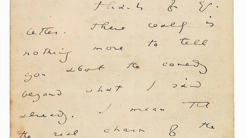 Oscar Wilde's 'Embryonic Plot' For His Final Play Up For Auction