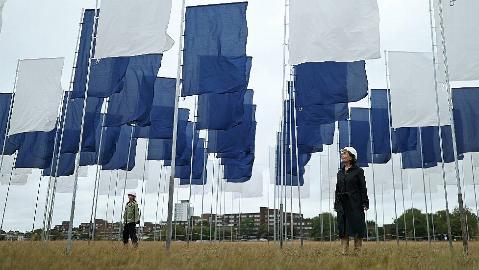 Hospital Bed Sheets Artwork Unveiled As Tribute To Coronavirus Victims