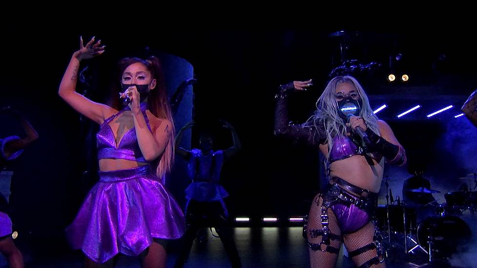 Lady Gaga And Ariana Grande Perform Rain On Me At Vmas