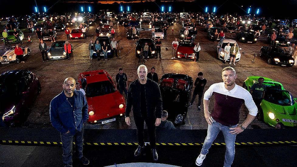 Top Gear Filmed In Front Of Live Drive-In Audience At Race Track