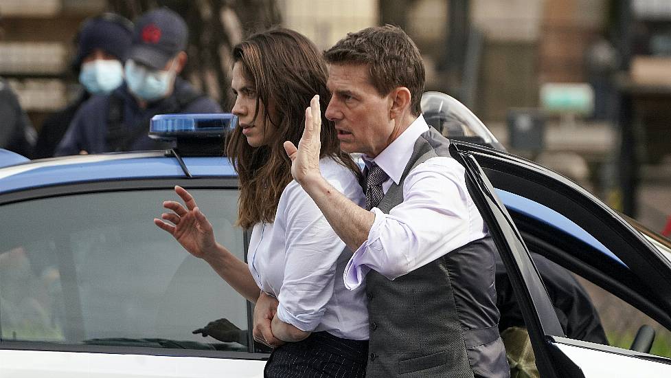 Tom Cruise And Hayley Atwell Film Mission: Impossible On Streets Of Rome