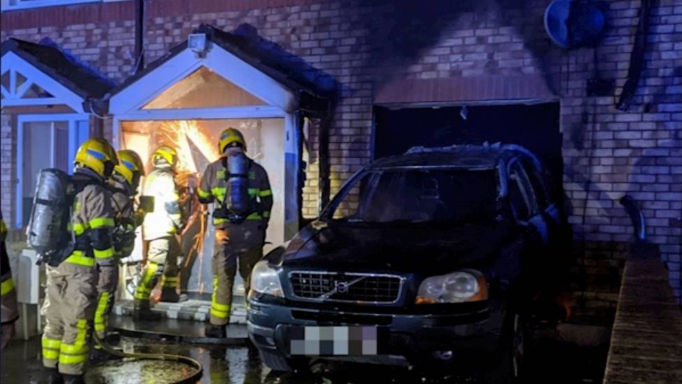 Jeep Crashes Into Sitting Room Wall In Tallaght