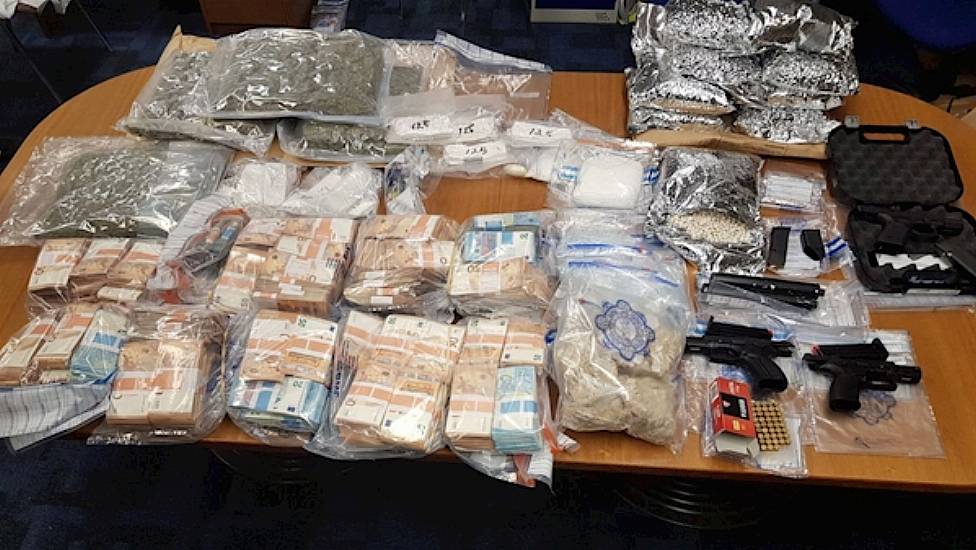 Man Arrested After Major Seizure Of Firearms, Cash And €958K Worth Of Drugs