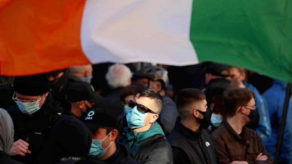 Photos: Violent Clashes Between Dublin Protest Groups