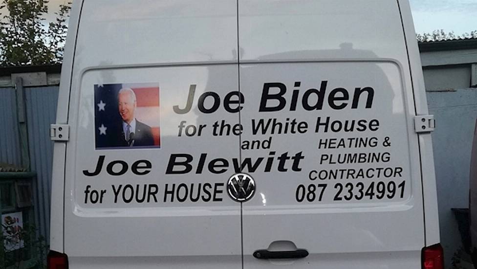 Mayo Plumber Supports Cousin Joe Biden's Presidential Run With Snappy Slogan