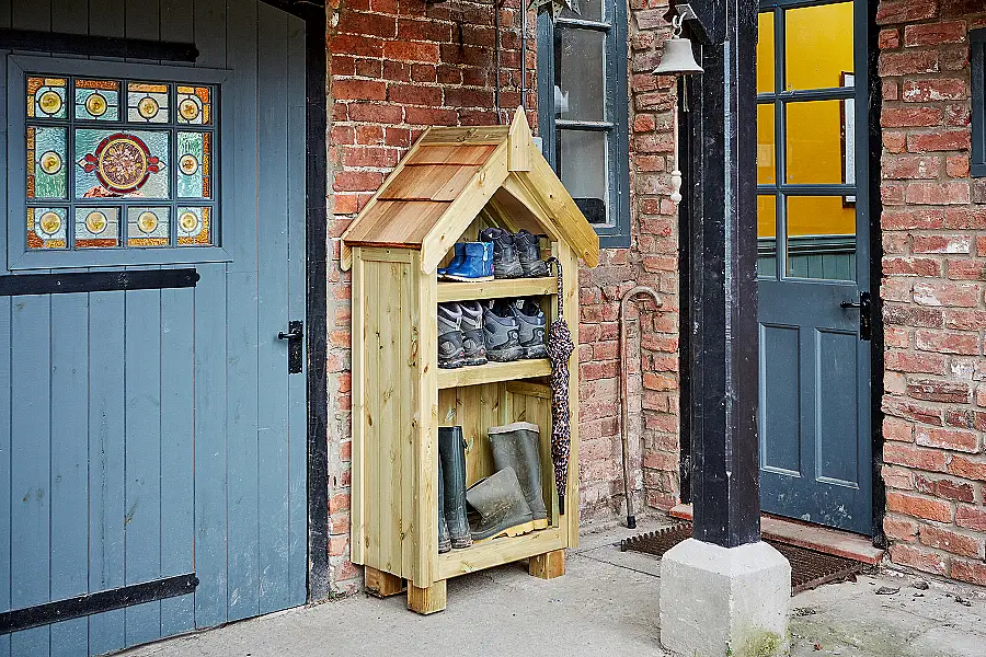 Gothic boot store (The Posh Shed Company/PA)