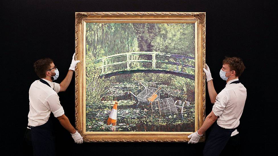 Banksy Reimagining Of Monet’s Water Lilies Could Fetch Up To £5M At Auction