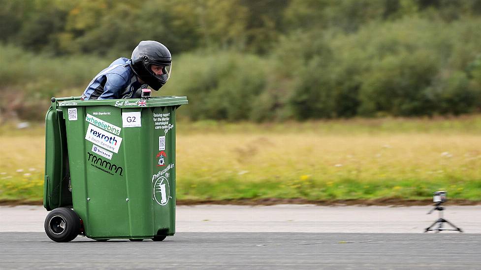 Motorised Wheelie Bin And Fastest Wheelchair Set New World Records