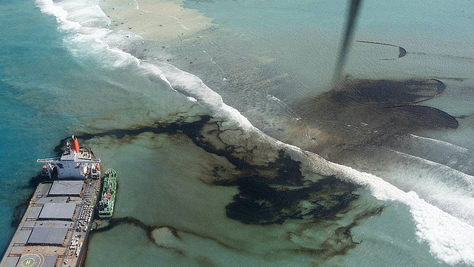 Mauritius Seeks Compensation As Workers Race To Pump Oil From Grounded Ship