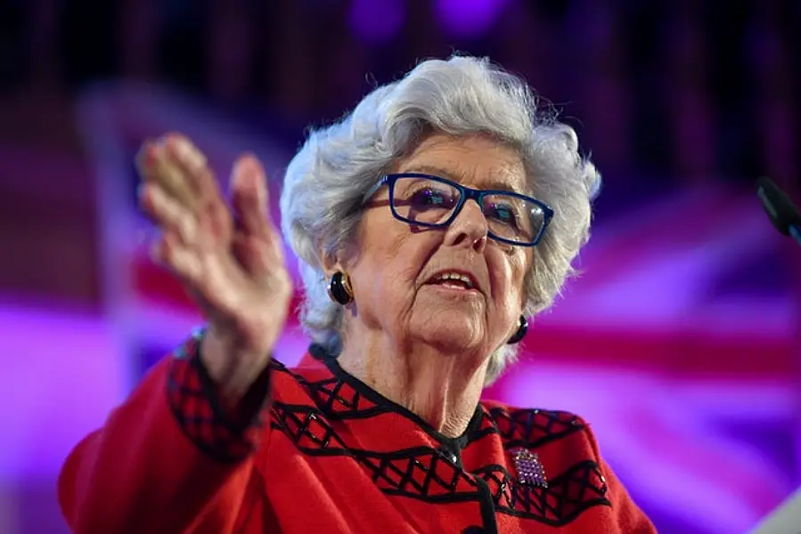 Baroness Betty Boothroyd (Victoria Jones/PA)