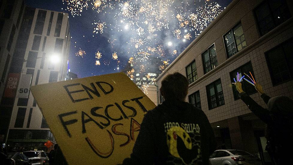 Courthouse Set On Fire During Protest In California