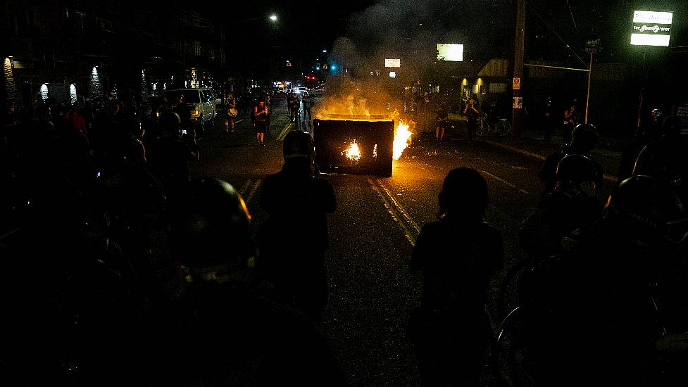 Protesters Rally In Portland As Mayor Decries Violence