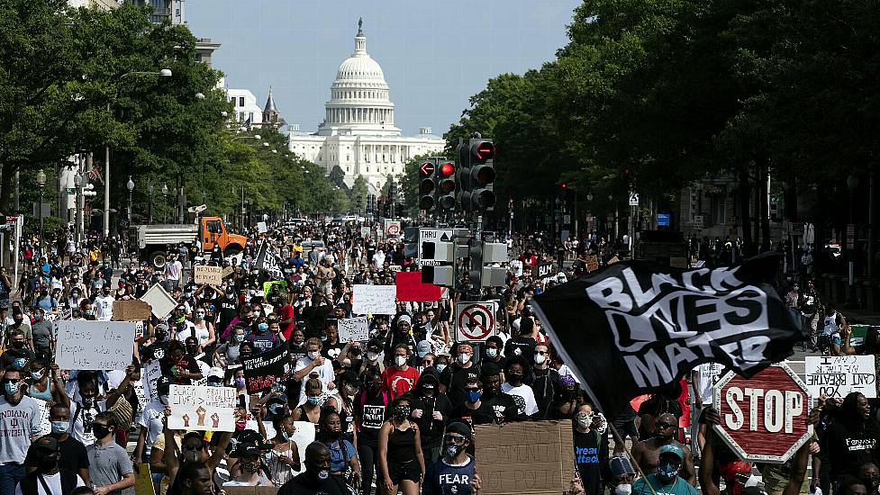 Thousands March On Washington In Protest Over Racist Violence