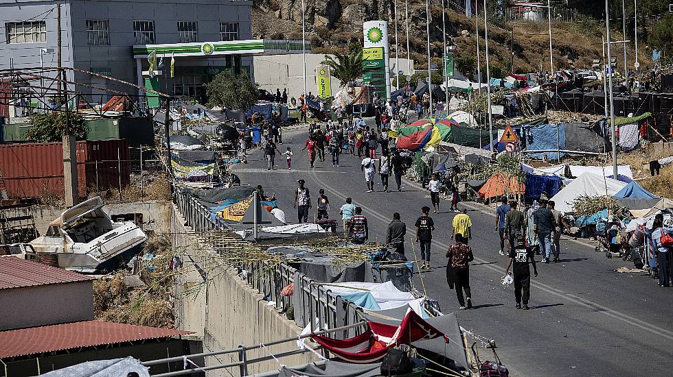 Thousands Protest After Greek Refugee Camp Burns Down