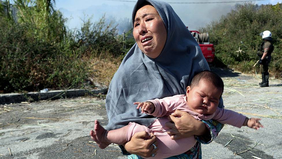 Thousands Still Homeless After Greek Refugee Camp Fire