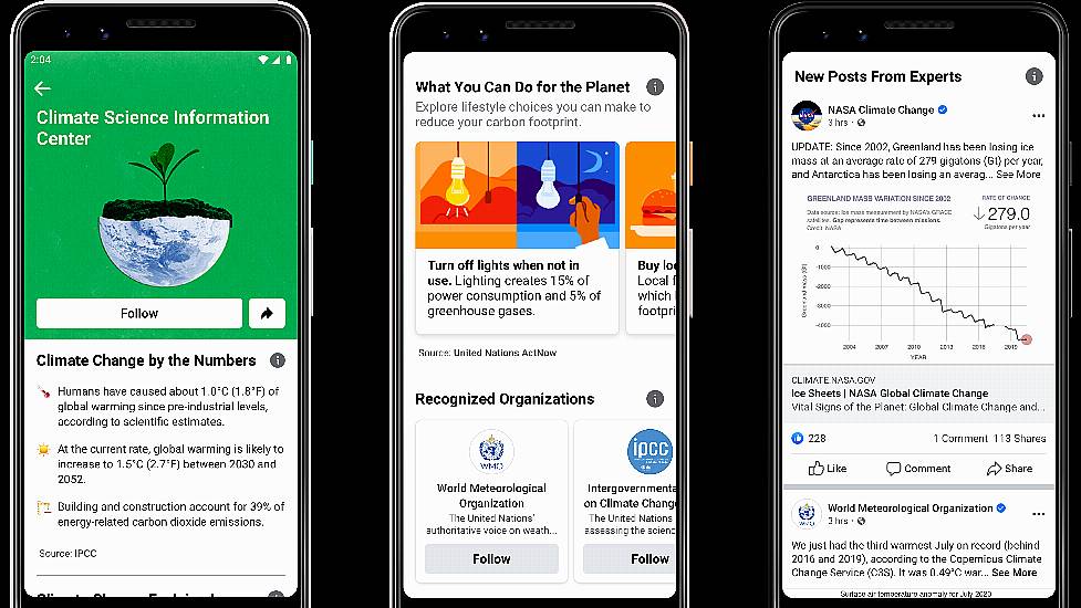 Facebook Launches Climate Science Information Centre To Combat Misinformation