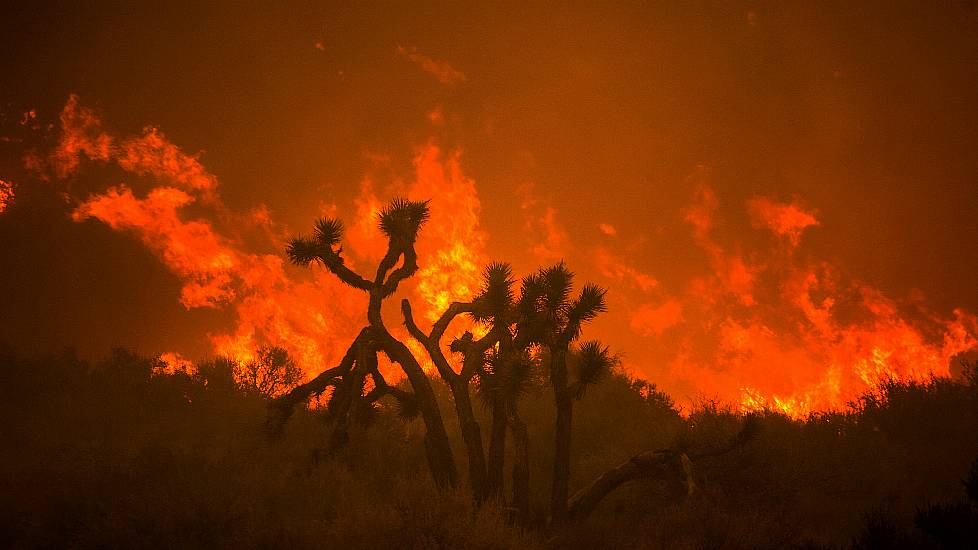 Huge California Wildfire Threatens Desert Homes Near La